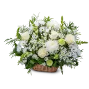 Funeral floral basket